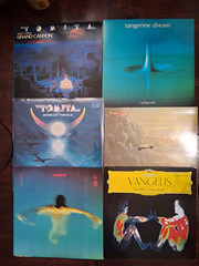 Tangerine Dream Rubicon Tomita Vangelis Electronic Vinyl LP Lot 12″
