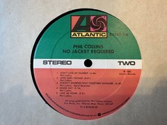 PHIL COLLINS „No Jacket Required“ classic, collectible Pop Rock lp 1985 EXC/EXC