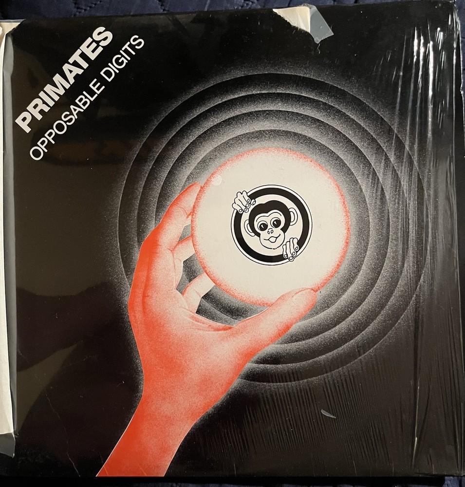 Primates – Opposable Digits US Orig. Private LP Shrink 1984 Post Punk New Wave