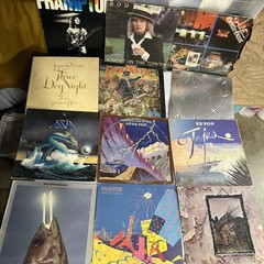 Led Zeppelin ZZ Top Stones Elton Styx REO 70’s Rock LP Covers Arts Decor Crafts