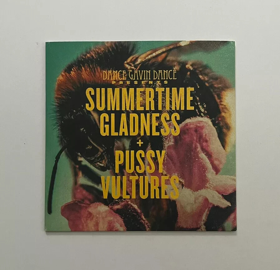 Dance Gavin Dance Summertime Gladness Pussy Vultures 7″ SEALED PINK VINYL OOP
