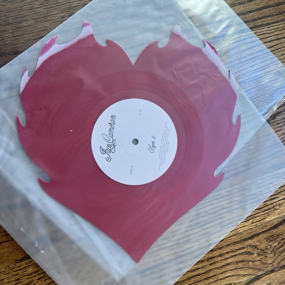 Jace Cameron SIGNED American Car Ride/Super 8 Heart Shaped Vinyl VERTIGO