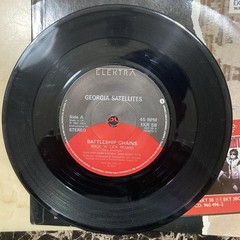 Georgia Satellites • Battleship Chains • 7” 45rpm Single 1987 UK WEA/Elektra EX