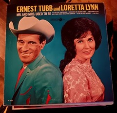 ERNEST TUBB & LORETTA LYNN Mr And Mrs Used To Be DECCA DL4639 VINYL LP 1965 WOW!