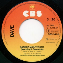 Dave (13) – Dansez Maintenant 1975 7″, Single CBS CBS 3476 Very Good Plus (VG+)