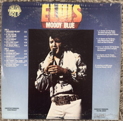 Elvis Presley – Moody Blue Translucent Blue PROMO Vinyl LP (EX)