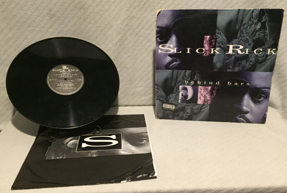 Slick Rick Behind Bars LP Def Jam Records Released 1994 12” Vinyl 33rpm In Cover