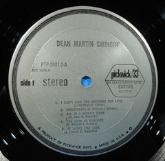 DEAN MARTIN SWINGIN‘ 2X LP 1968 ORIGINAL PRESS GREAT CONDITION! VG+/VG++!!A