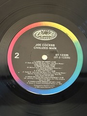 Joe Cocker Civilized Man 1984 LP US Press ST-12335 Capitol MASTERDISK VG+/VG