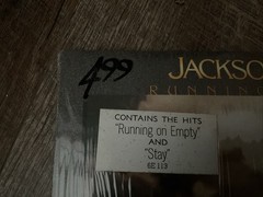 Jackson Browne – Running On Empty Vinyl Lp Canada Import Hype Sticker Booklet