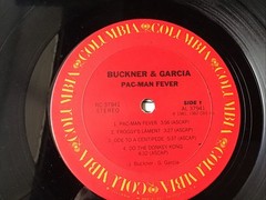 BUCKNER & GARCIA PAC-MAN FEVER 1982 LP OOP COLUMBIA PRINT VINTAGE VINYL 8TRX