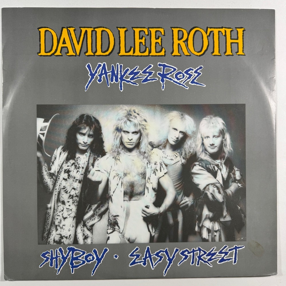 DAVID LEE ROTH: Yankee Rose / Shyboy / Easy Street 12” 45rpm EP UK PRESSING WEA