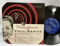Rare Westinghouse Full Range 10″ LP Demonstration Record Betty Furness NM Vinyl