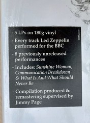 Led Zeppelin Complete BBC Sessions 5 x Vinyl Boxset SEALED as new