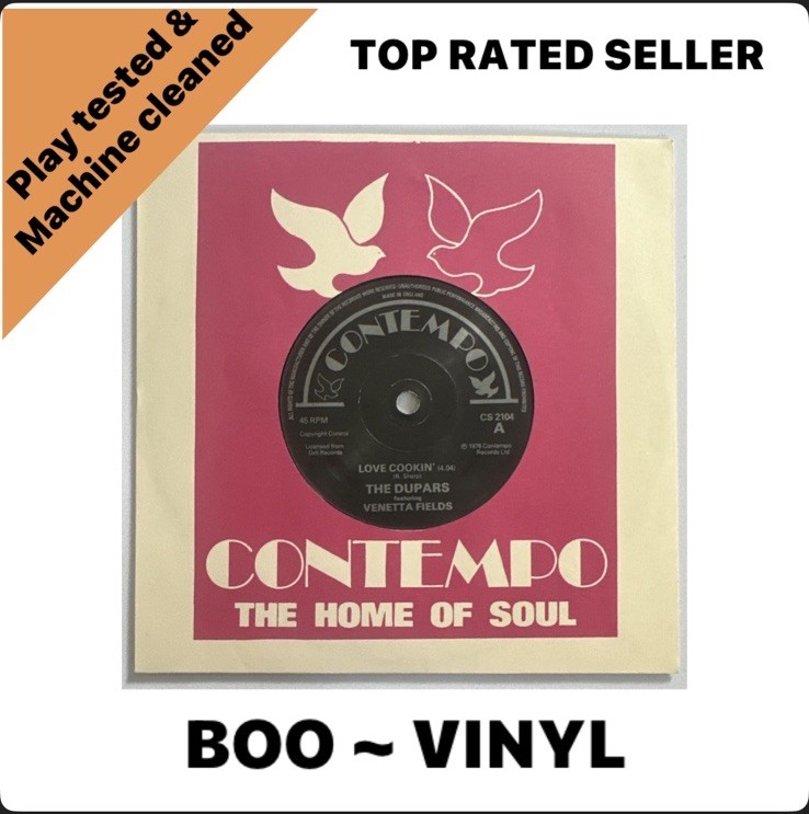 The Dupars Featuring Venetta Fields ‎– Love Cookin‘ 7” Soul Funk Disco EX / M
