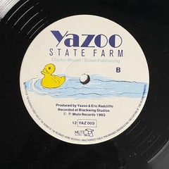 YAZ00- NOBODY’S DIARY STATE FARM UK 12″ Vinyl MAXI 1983 MUTE 20121 YAZ EX/NM
