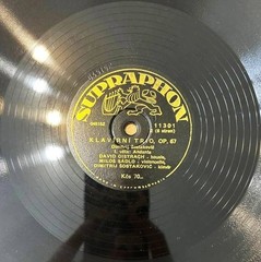 3 CZECH SUPRAPHON, PIANO TRIO, VIOLIN OISTRACH, CELLO SADLO, PIANO SHOSTAKOVICH