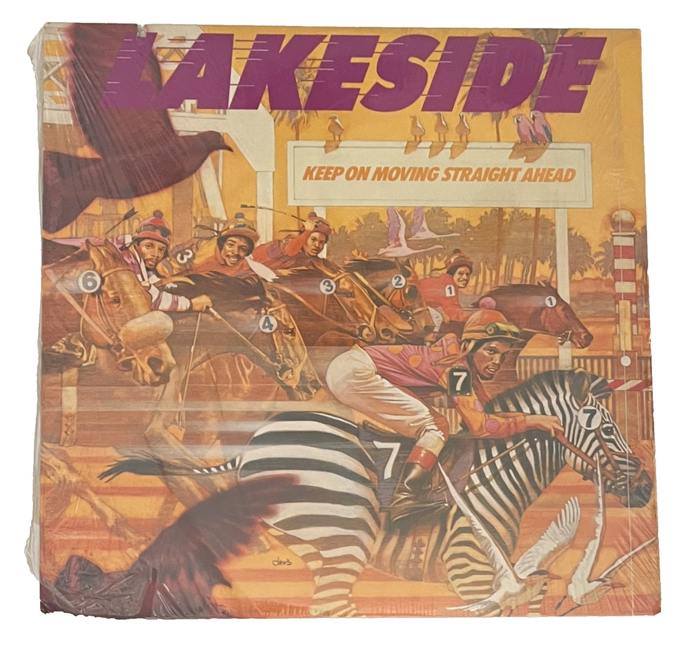 Lakeside ~ Keep On Moving Straight Ahead ~ Orig. LP In Shrink Solar Records EX14