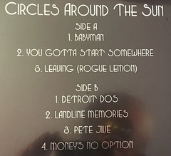 SEALED** 12″ LP~ CIRCLES AROUND THE SUN~ 2020~ SELF TITLED~ INDIE ROCK