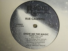 RUE CALDWELL SHOW ME THE MAGIC 12″ ’84 RUDINI RARE SYNTH FUNK ELECTRO BOOGIE VG+