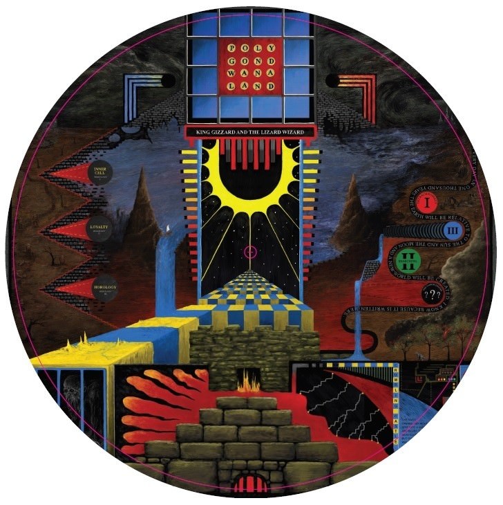 King Gizzard & The Lizard Wizard Polygondwanaland PICTURE DISC Vinyl Record!! bl