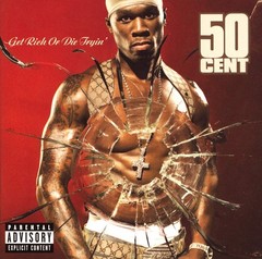 Get Rich or Die Tryin‘ Explicit Lyrics, Clear Colored Vinyl 2XLP