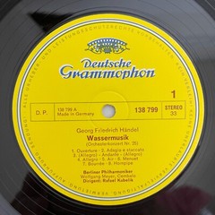 Georg Friedrich Händel – Wassermusik · Water Music (Complete) Vinyl, LP Germany