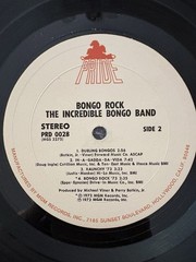 Michael Viner’s Incredible Bongo Band “Bongo Rock” LP Vinyl Record 1973 PRD-0028