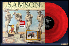 SAMSON Shock Tactics LP on RED VINYL New SEALED /700 Bruce Dickinson NWOBHM
