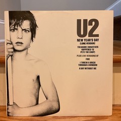 U2 / New Years Day 12″ vinyl Island 1983 12″ pic sleeve 12WIP6848 / EX