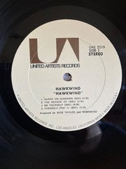 Hawkwind-Self-Titled Debut/Original 1971 United Artist UAS-5519 Lp Record/NM!