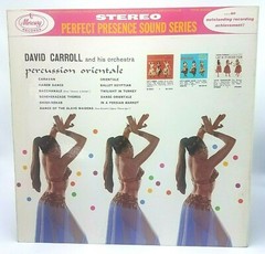 David Carroll Percussion Orientale LP Mercury Stereo PPS-6002 VG+ / VG+