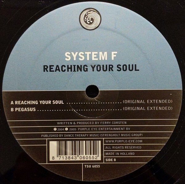 System F – Reaching your soul 12″ vinyl