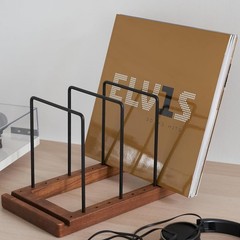 Decorative Vinyl Record Storage For Up to 75 Single Records – Sturdy LP Holde…
