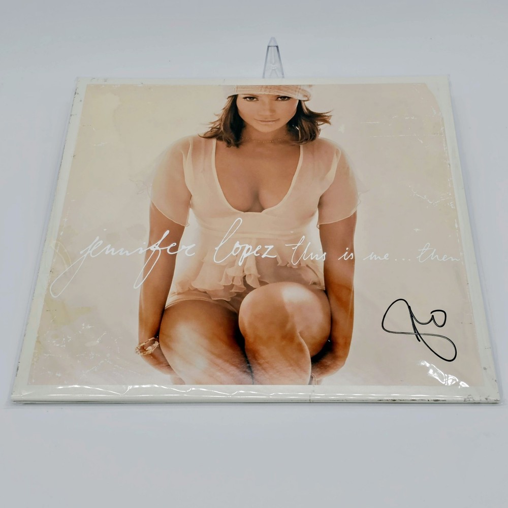 ✨NEW✨ SIGNED! Jennifer Lopez This Is Me…Then Vinyl LP 20th Anniversary JLO
