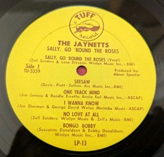 The Jaynetts – Sally Goes ‚Round The Roses LP 1963 Tuff 13 original press vinyl
