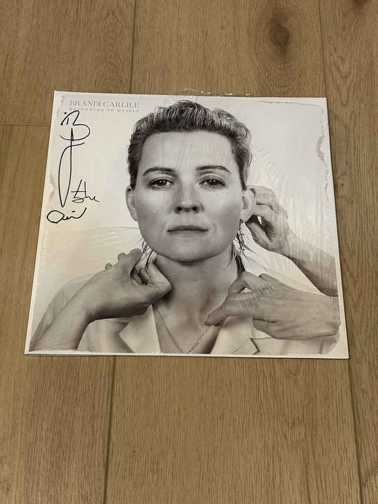 Brandi Carlile-SIGNED Returning to Myself Vinyl-SIGNED COVER-Brandi & The Twins