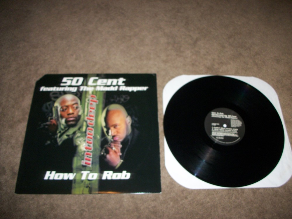 1999 – 50 CENT – HOW TO ROB / ROWDY ROWDY – SONY MUSIC ORIGINAL – NM VINYL