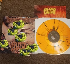 Fluids Pharmacist Feelin Young split vinyl goregrind death metal heavy lp