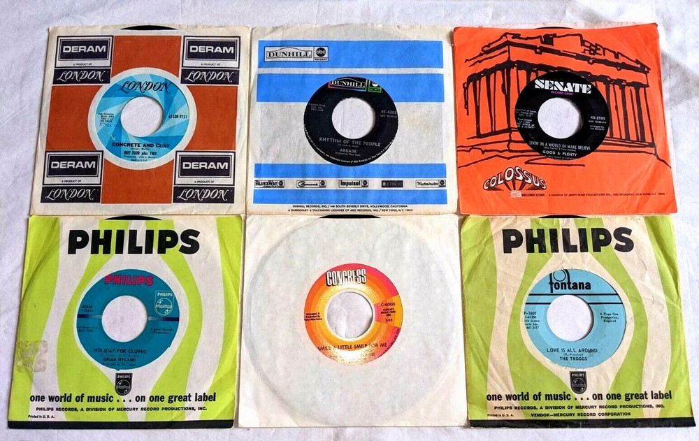 soft-pop TROGGS Good & Plenty UNIT 4+2 Brian Hyland FLYING MACHINE Arkade 6X 45