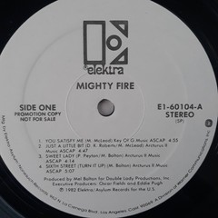 MIGHTY FIRE FUNK BOOGIE WHITE LABEL PROMO Near Mint 1982