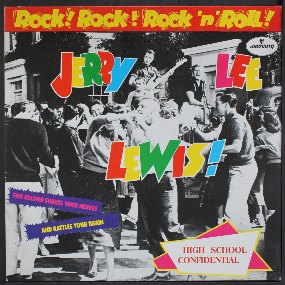 JERRY LEE LEWIS: rock! rock! rock ’n‘ roll! MERCURY 12″ LP 33 RPM