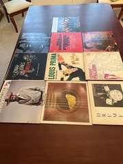 10 Jazz LP Record Lot Chico Hamilton Louis Prima Charlie Byrd Gerry Mulligan