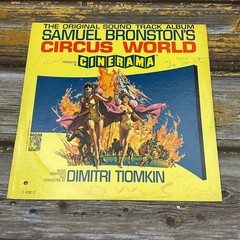 Dimitri Tiomkin – Circus World LP Record 1964 MGM Soundtrack Film Score 33 RPM