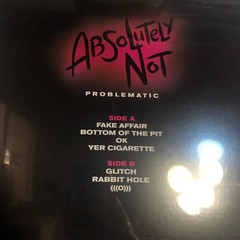 Absolutely Not Problematic LP + Bonus flexidisc from Nude model magenta vinyl