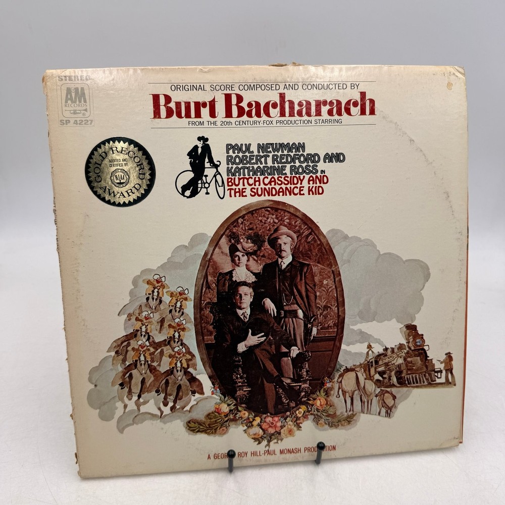Burt Bacharach – Butch Cassidy Soundtrack LP 1969 A&M Records Film Score 33 G+