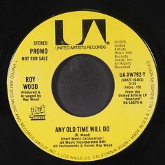 ROY WOOD: any old time will do / mono UA 7″ Single 45 RPM