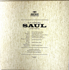 George Frideric Hande’s oratorio „Saul“ Vintage Collectible Vinyl 3 LP Box Set