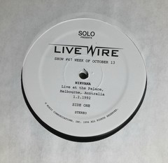 NIRVANA Live Wire RADIO SHOW 2 LP Live AUSTRALIA 1992