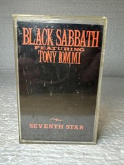 Black Sabbath Featuring Tony Iommi Seventh Star Cassette Warner Bros Records